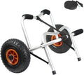 Kayak Cart Canoe Carrier Trolley with 10FT Strap and Inflatable Tires, Pack of 2 V517