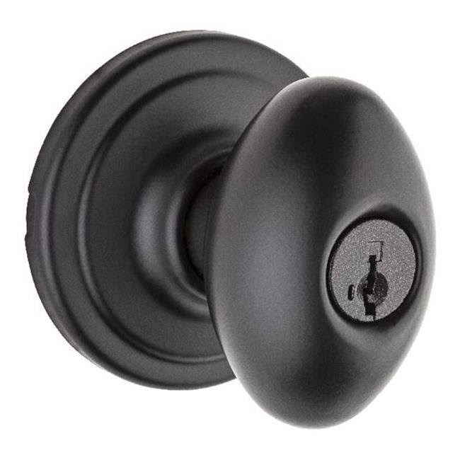 Iron Black Finish Entry Door Lock M5646