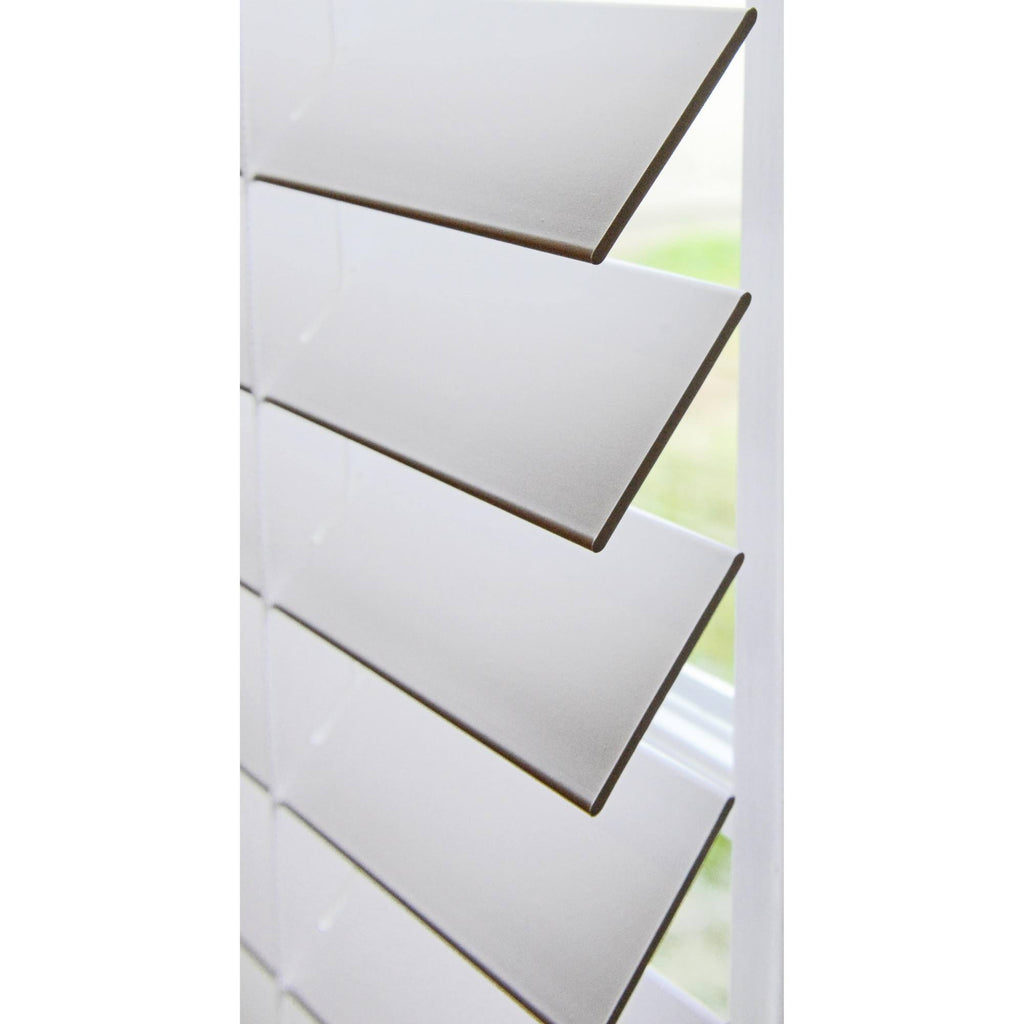 White Faux Wood Blinds C81815
