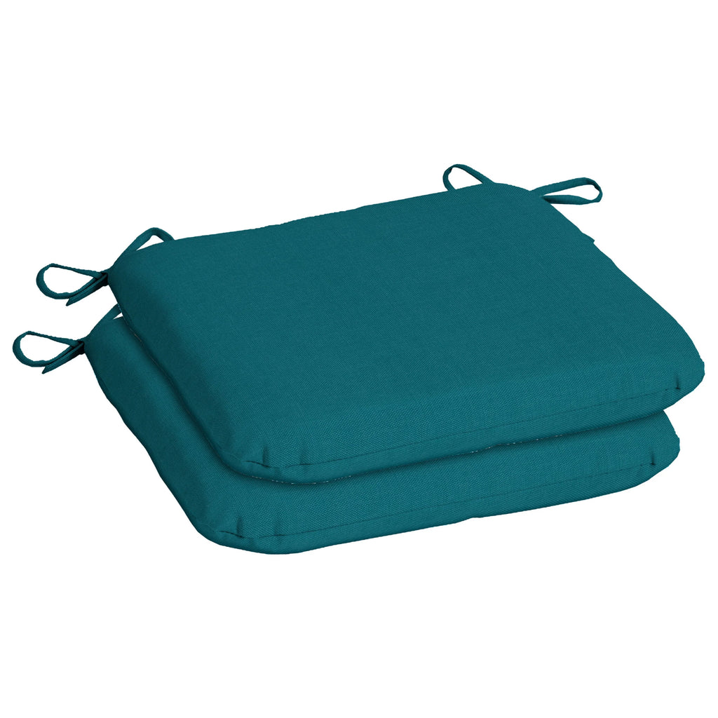 Navy Blue Rectangle Outdoor Seat Pad 2 Pack J6739