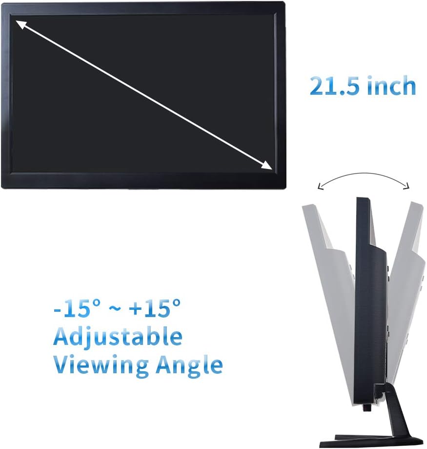 21.5 CCTV Monitor, 16:9 BNC Monitor 1920x1080 TFT LCD Display Y1527