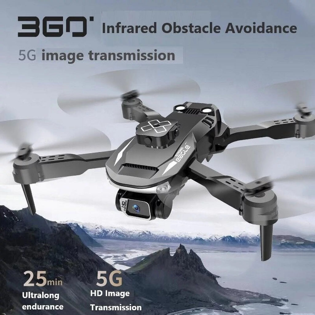 Foldable 5G 4K Drone with HD Dual Camera Orange I5904