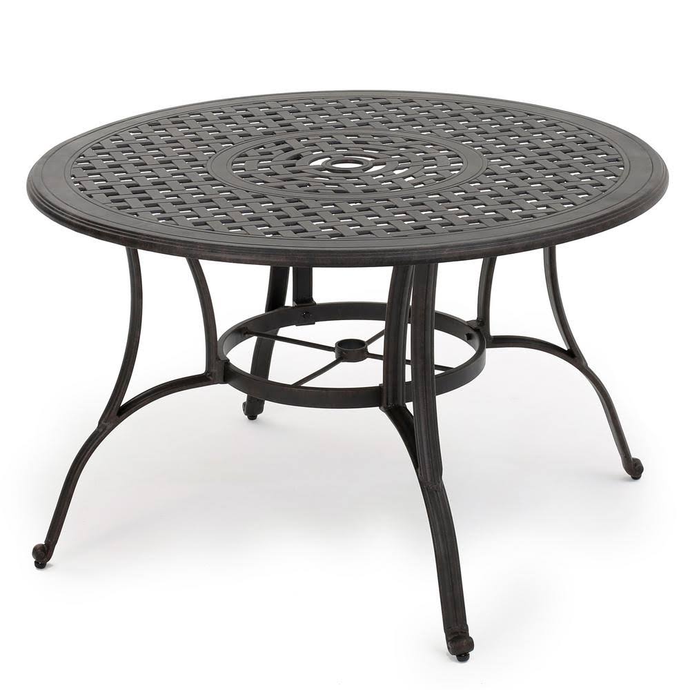 Bronze Cast Aluminum Circular Dining Table P164