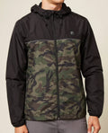 Camo Black Windbreaker U416