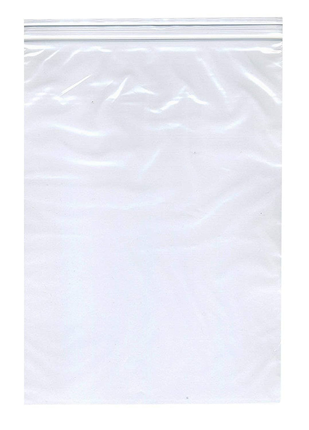 1000 Pack Clear Reclosable Zip Lock Poly Bags 2 Mil 13x22 x 18x22 A5836