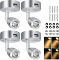 4PCS DC12-24V LED Aluminum Dimmable Warm White Reading Lamp C1377