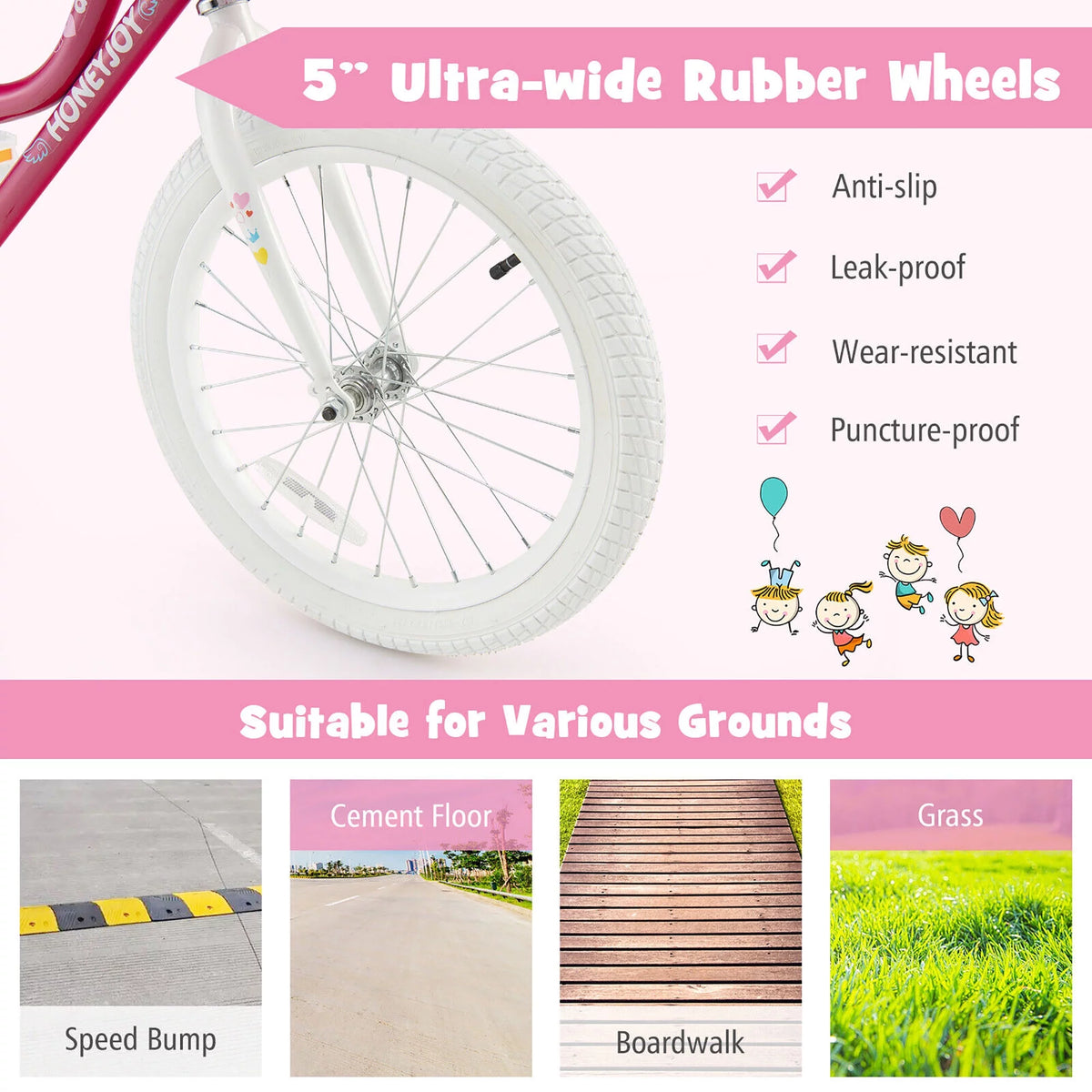 18'' Kids Bike with Training Wheels Z8500