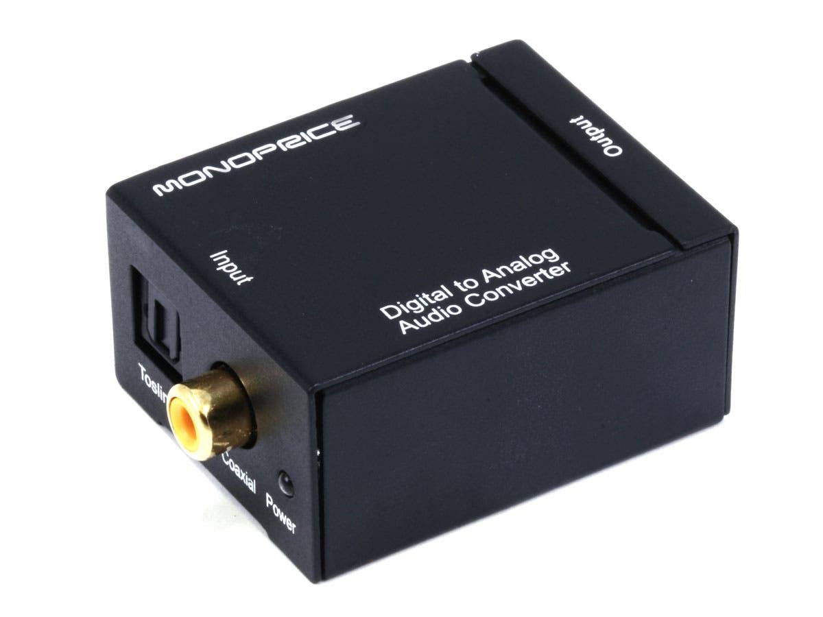 Digital Coax & Optical Toslink to R/L Stereo Audio Converter Y469