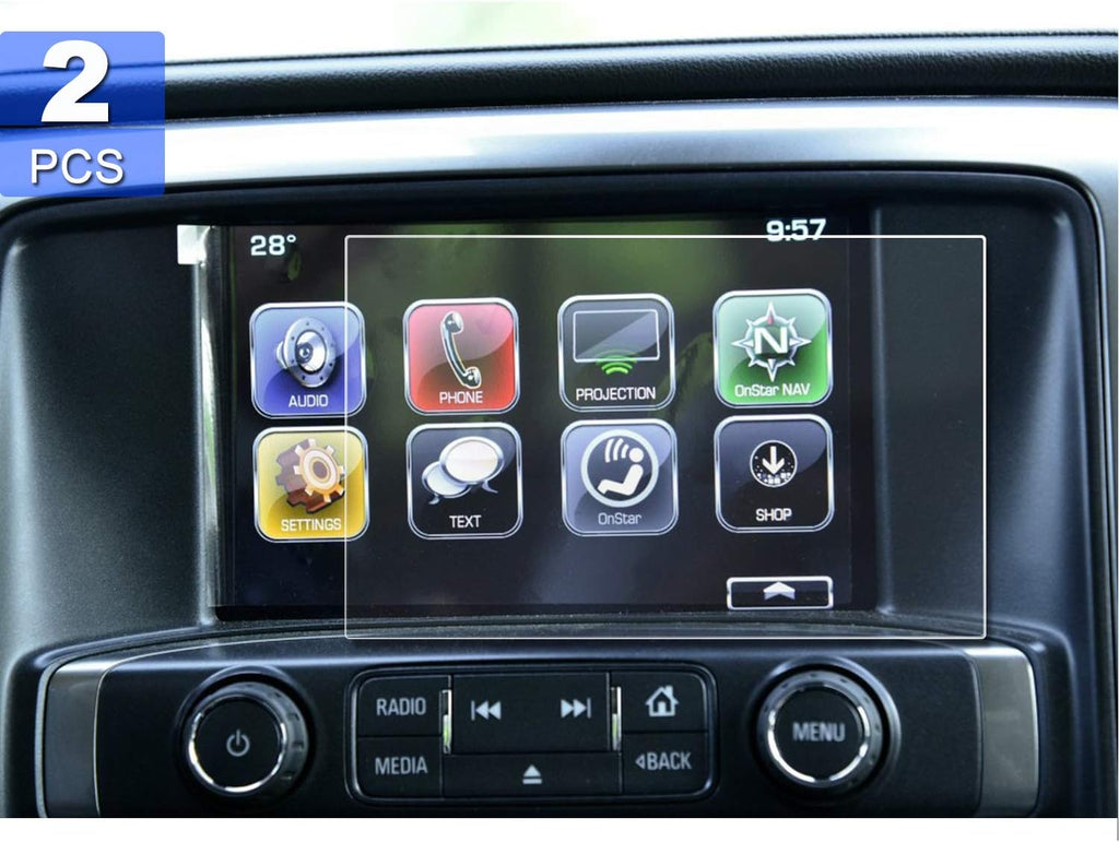 8 Inch Tempered Glass Screen Protector for Silverado MyLink Navigation R1131