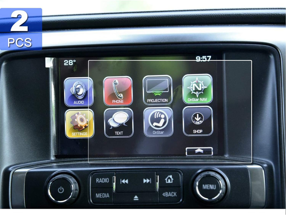 8 Inch Tempered Glass Screen Protector for Silverado MyLink Navigation R1131