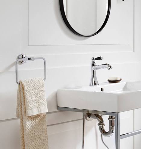 Polished Chrome Single Hole Bathroom Faucet A510138
