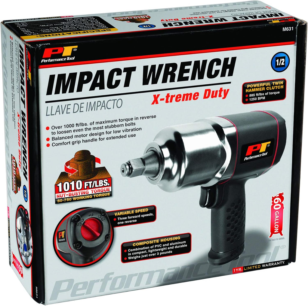 3/8-Inch Drive Butterfly Impact Wrench, Black, Pack of 2 A976