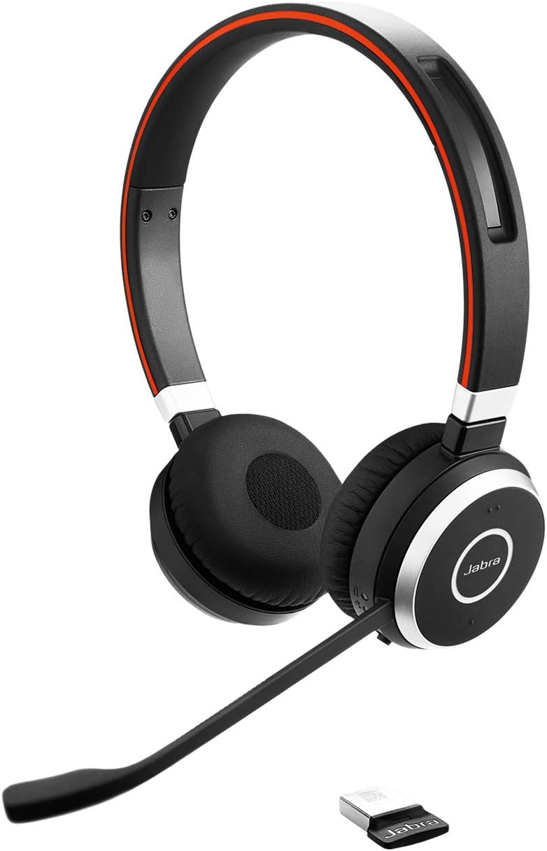 Jabra Evolve 65 UC Wireless Headset Mono with Link 370 USB Adapter P564207