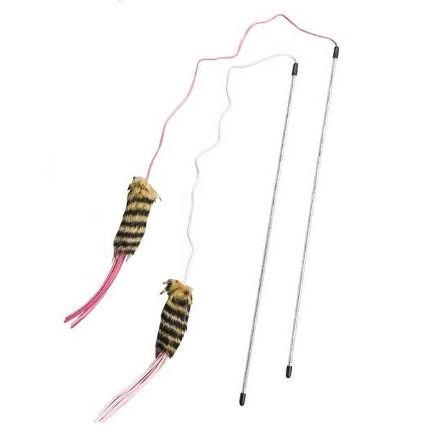 Leather Teaser Wand Cat Toy N497912
