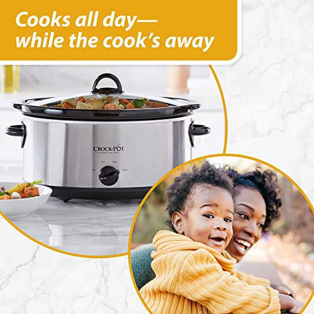 7 Quart Oval Manual Slow Cooker A767