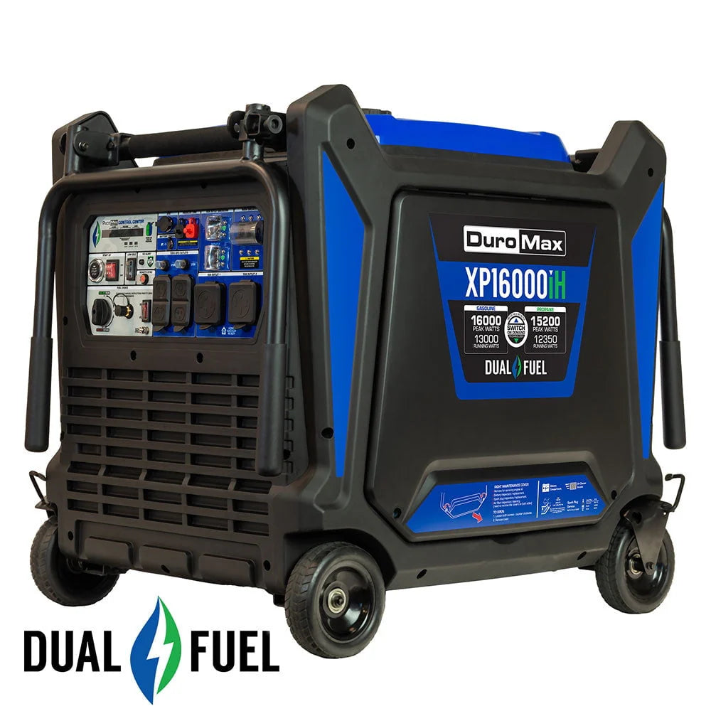 16,000 Watt Dual Fuel Portable Inverter Generator with CO Alert R341