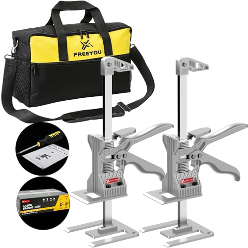 Labor Saving Arm Jack 2 Pcs Height Adjustment Lifting Device with Portable Bag R700119