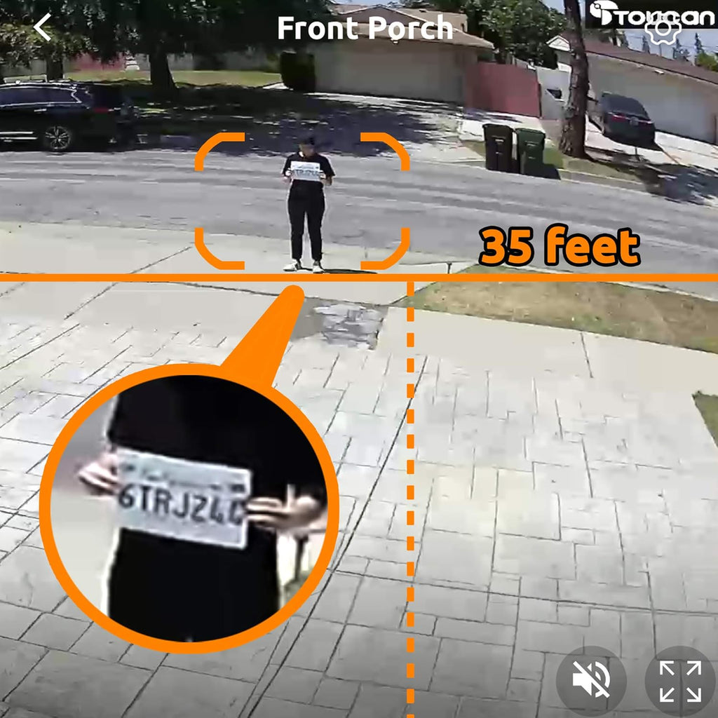 Wireless Battery Powered Security Camera, 1080P, Night Vision P312102
