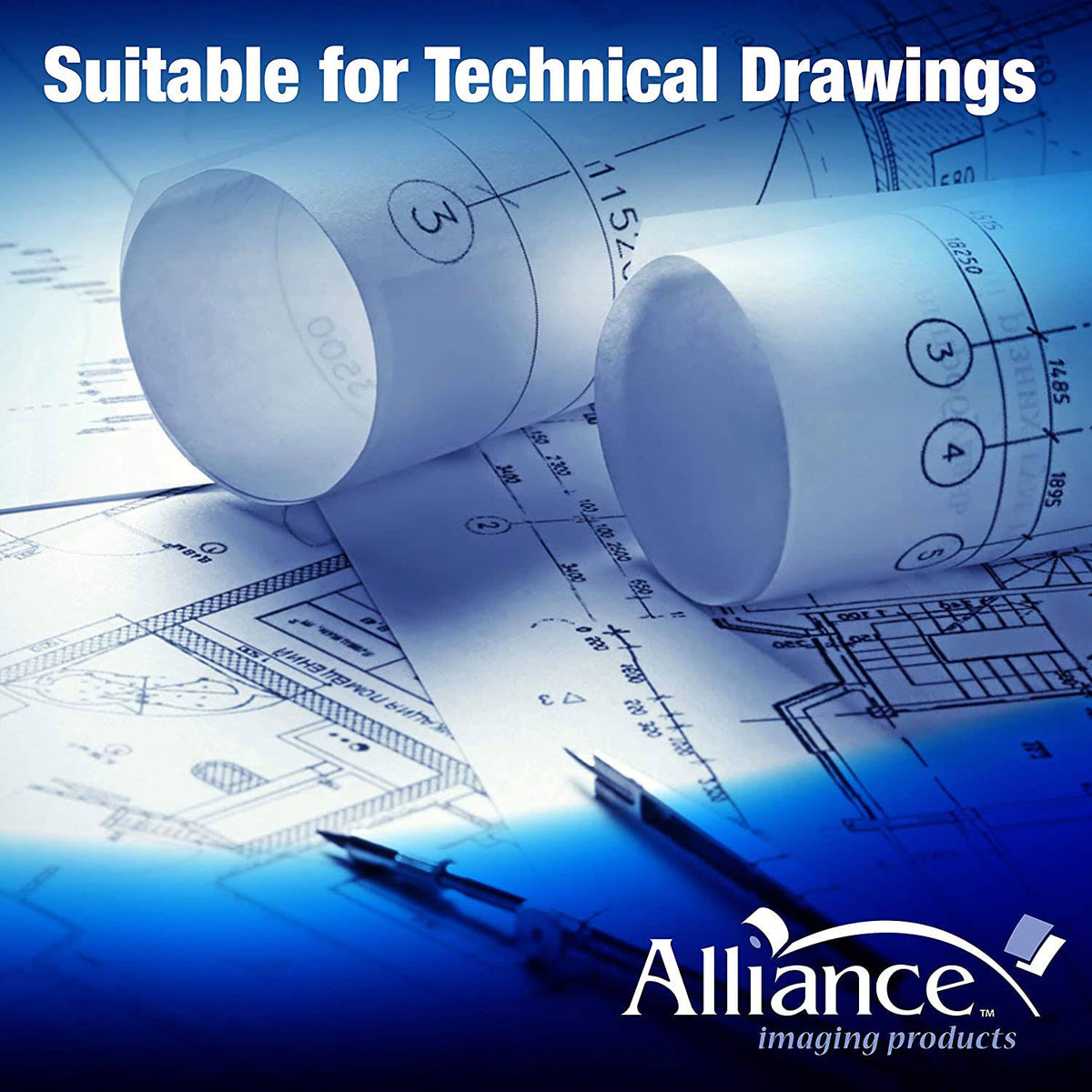 36 inch x 500 Foot 20lb Bond Plotter Paper P613472