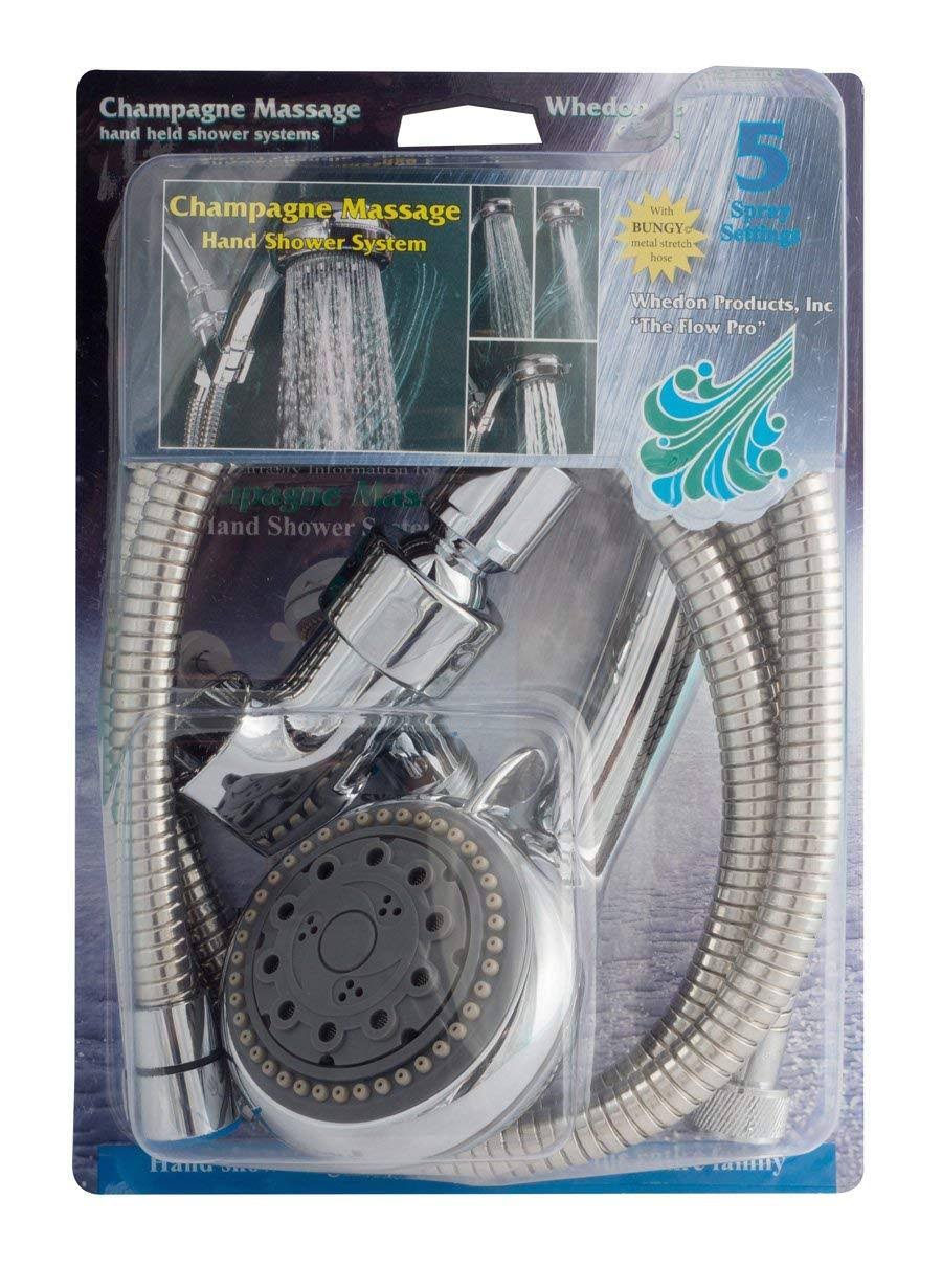 Champagne Massage 5 Spray Hand Shower Kit X6457