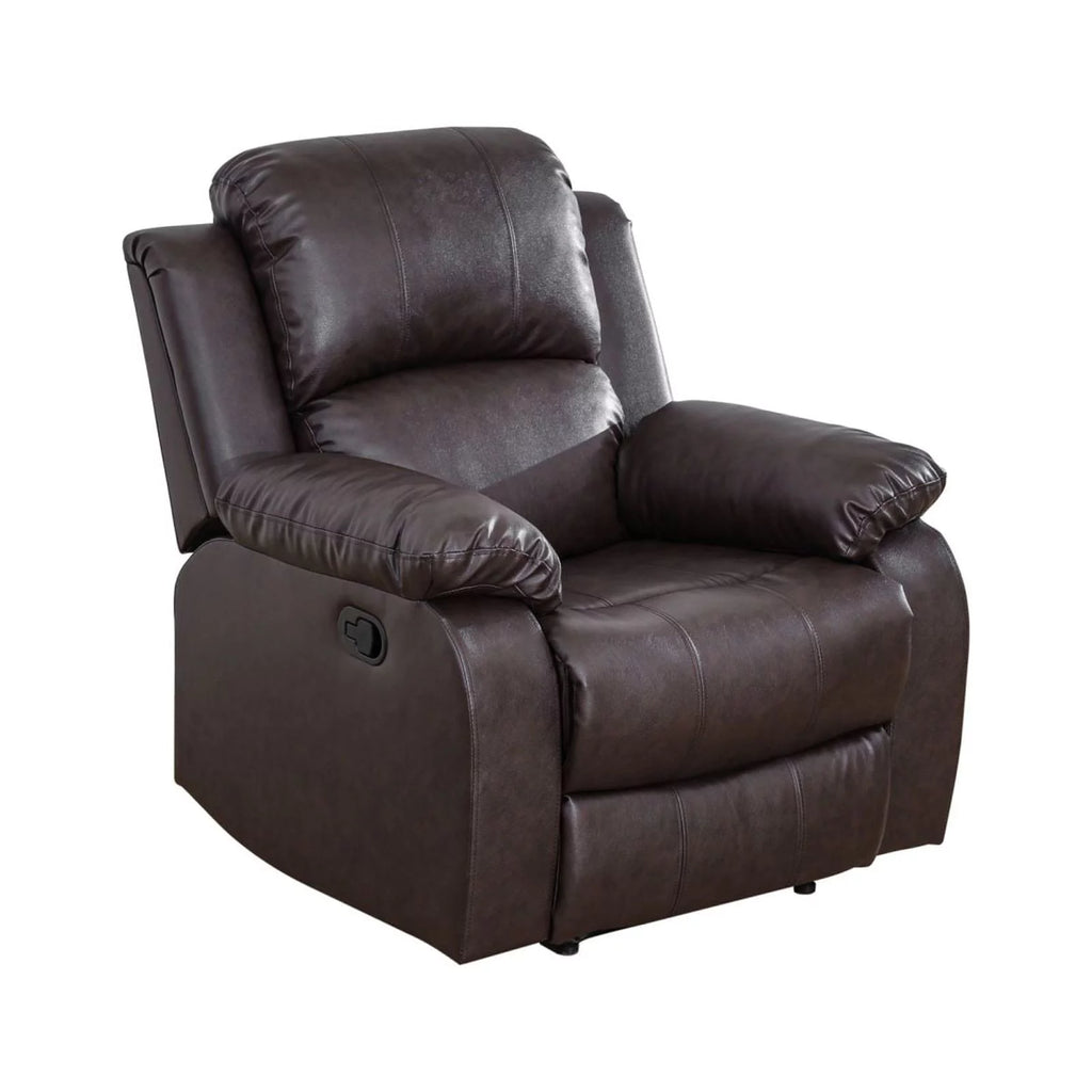 Leather Recliner Chair with Adjustable Backrest Y23018