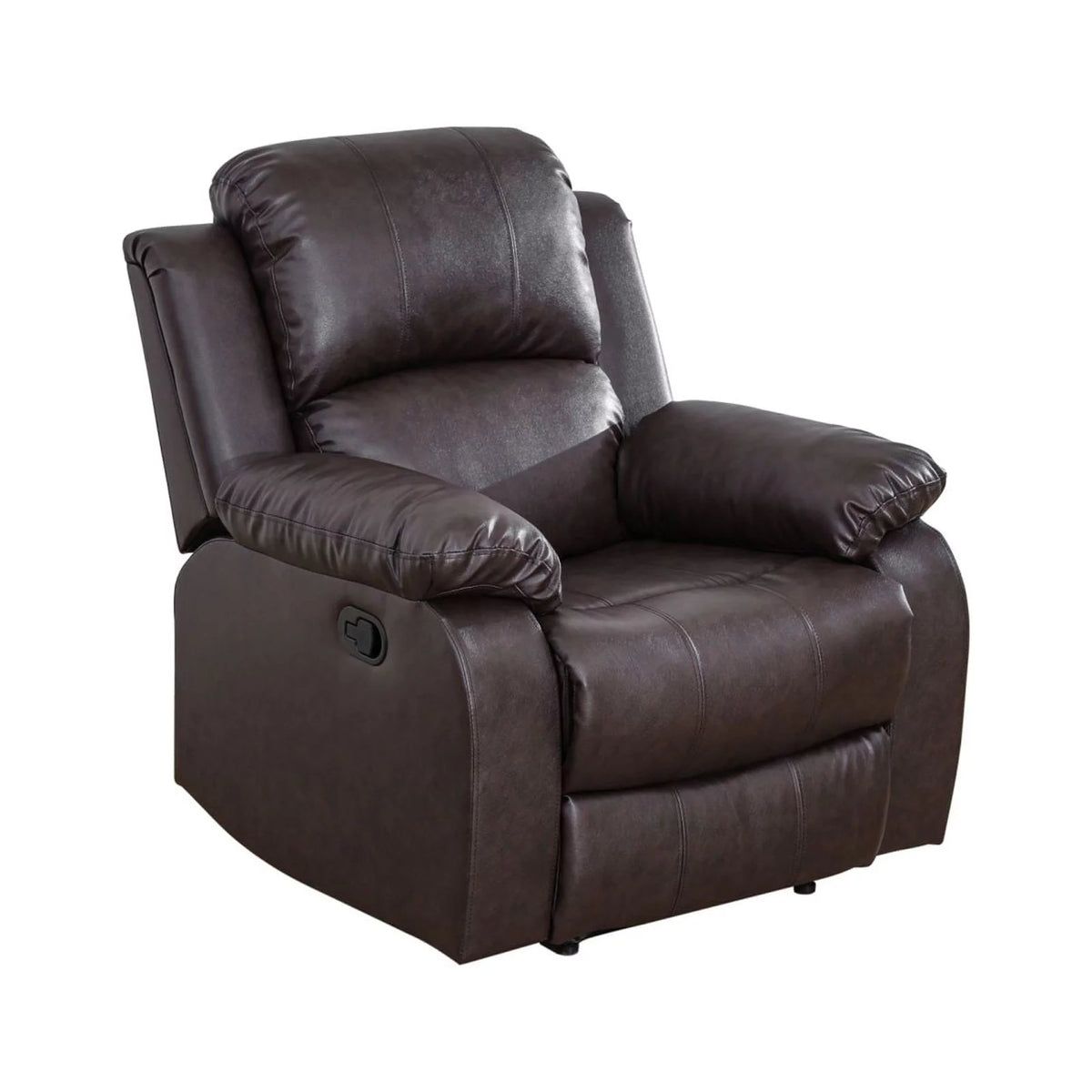 Leather Recliner Chair with Adjustable Backrest Y23018