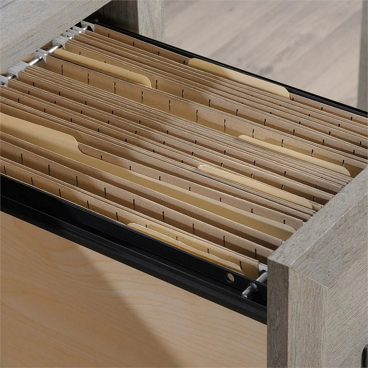 Engineered Wood Writing Desk in Mystic Oak U486301