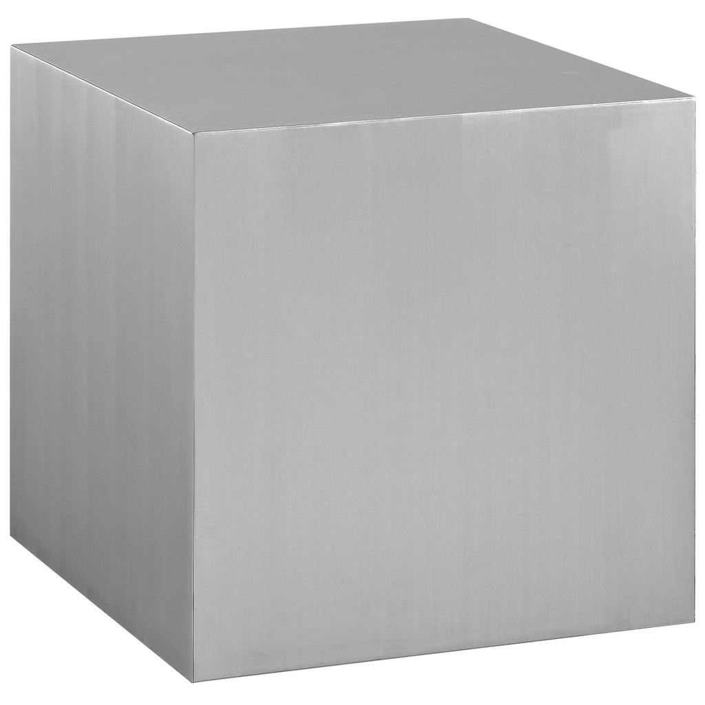 Silver Metal Side Table U840