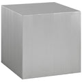 Silver Metal Side Table U840