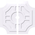 38 inchod x 3 inchid x 12 1/2 inchc x 1 inchp PVC Contemporary Ceiling Medallion R75408