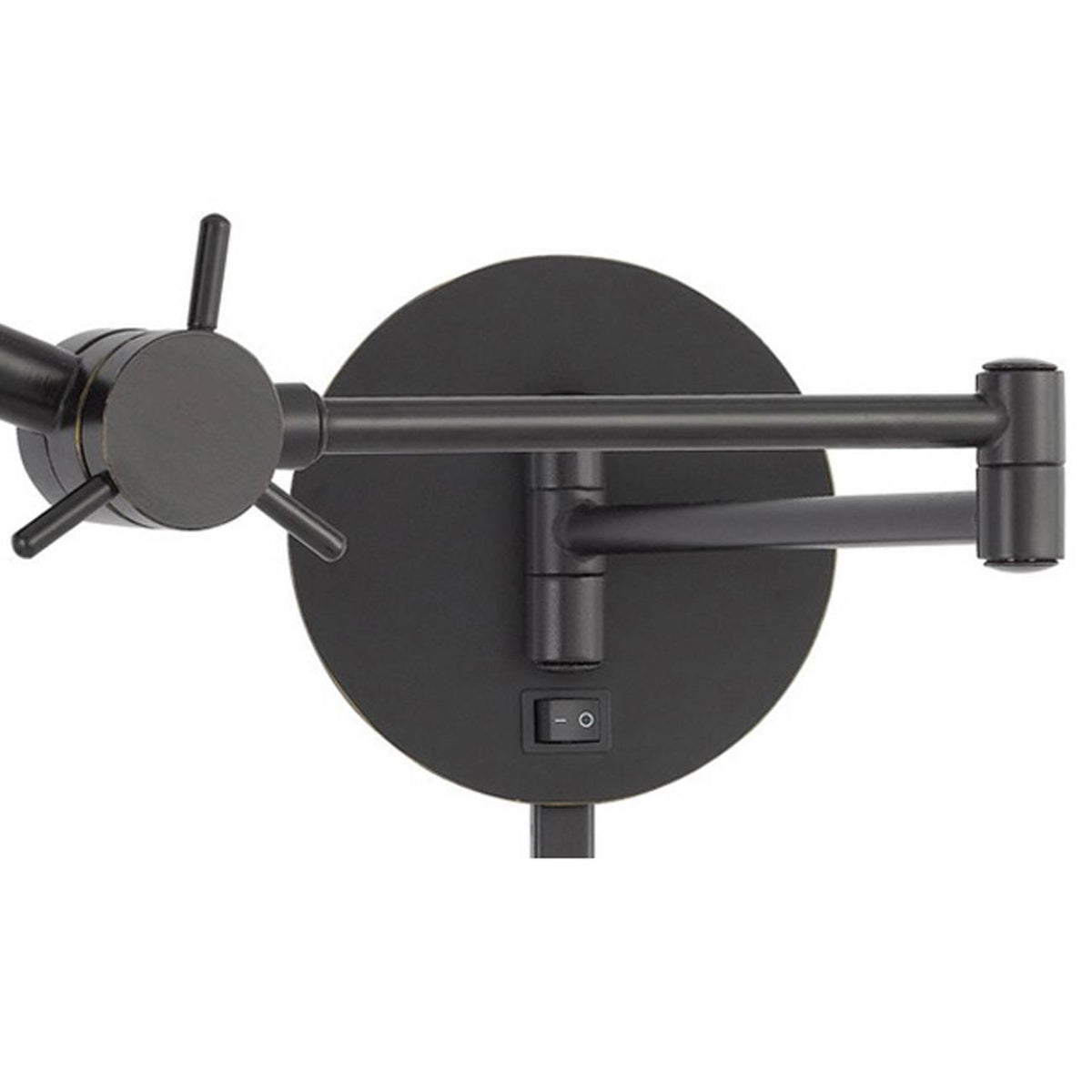 Swing Arm Wall Lamp with Adjustable Shade Dark Bronze T532