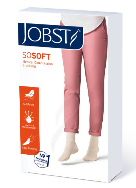Black Knee High Closed Toe Compression Stocking T98731