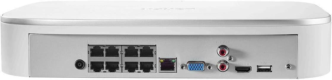 4K Wired NVR Security Camera System, 3TB 8 Channel, 6 Cameras Z922