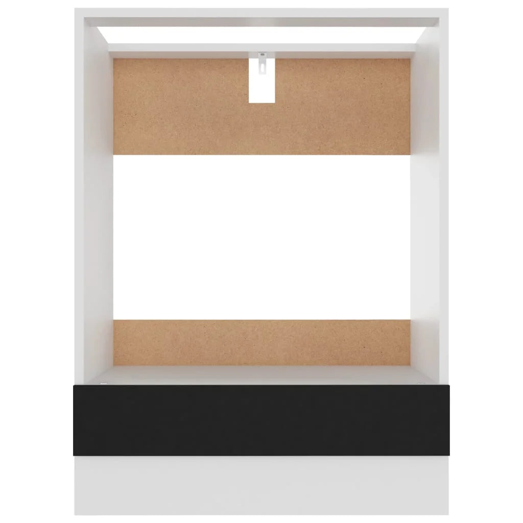 Black Engineered Wood Oven Cabinet I5130