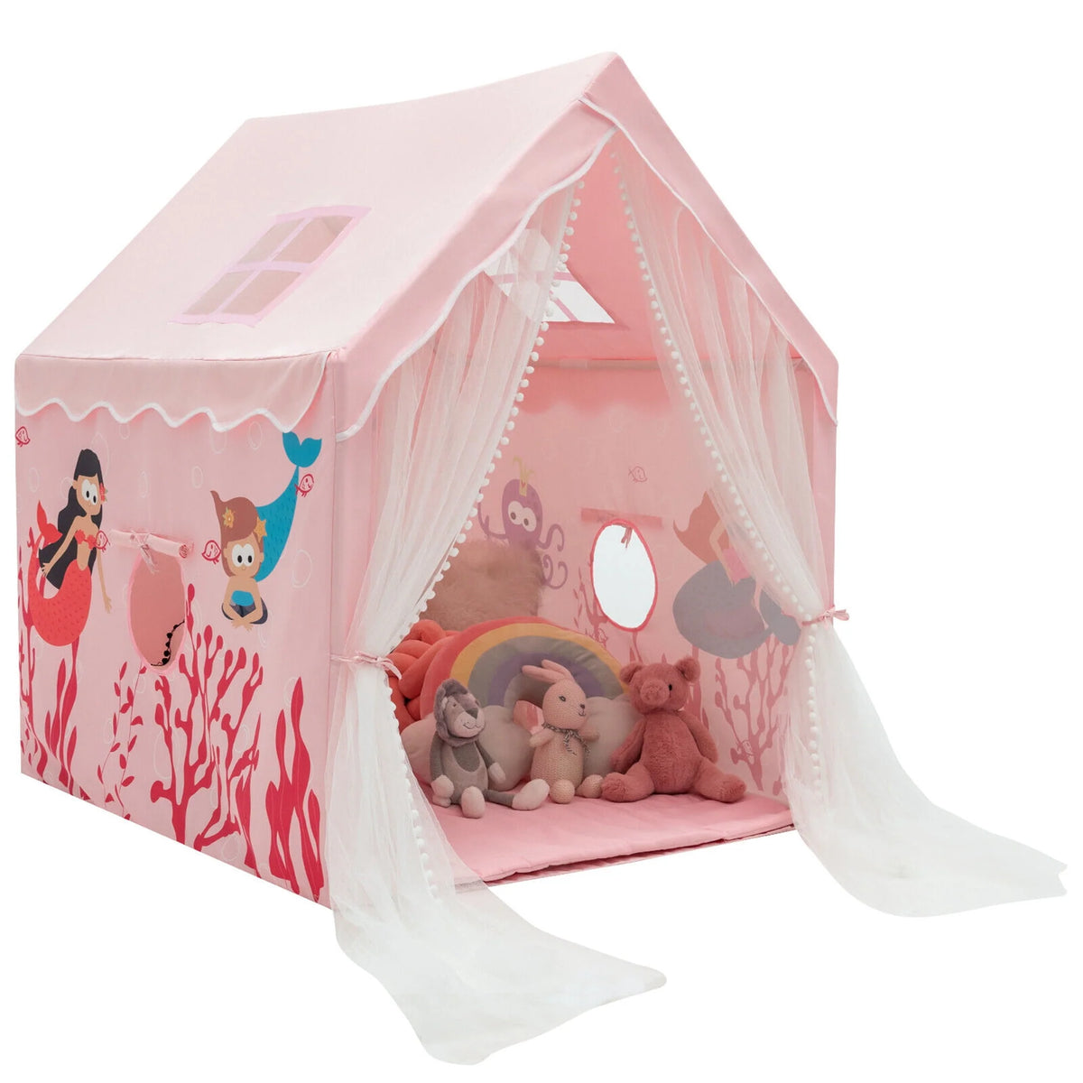Kids Indoor Play Tent with Cotton Mat V9109