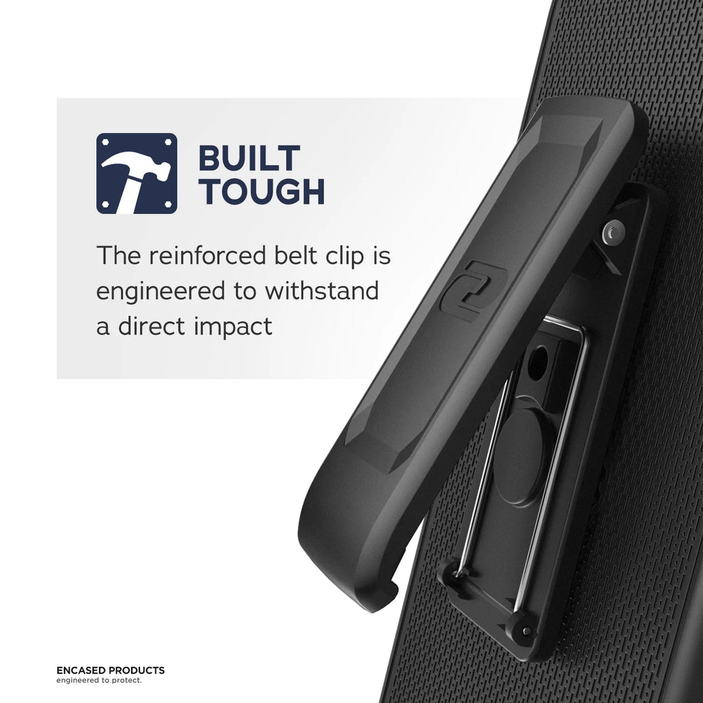 Rugged Case with Built in Screen Protector and Holster Clip R414