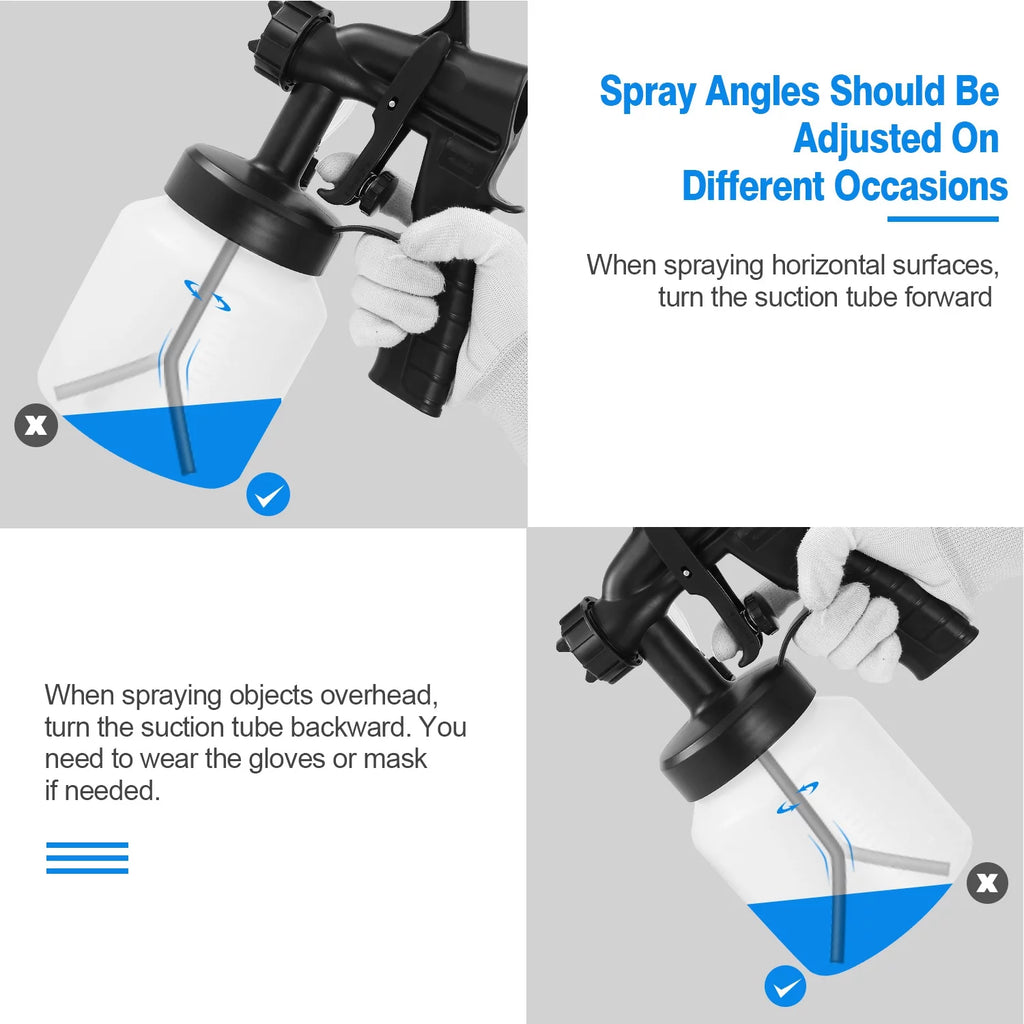 800W Electric Paint Sprayer with 3 Patterns H55795