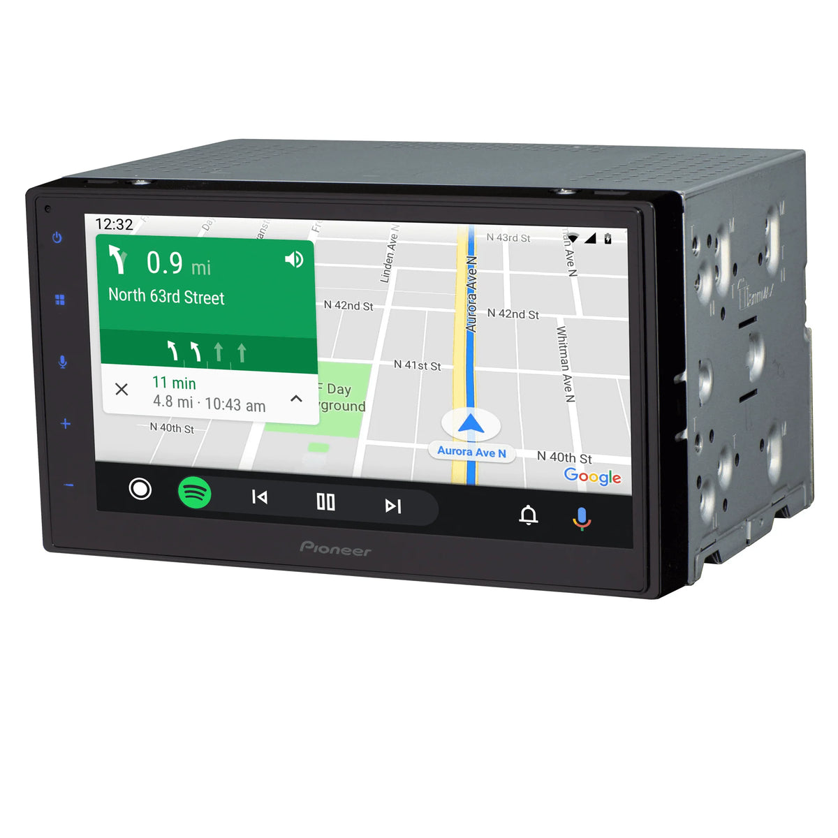 Double Din Digital Media Receiver with 6.8 Touchscreen and Bluetooth Z2428
