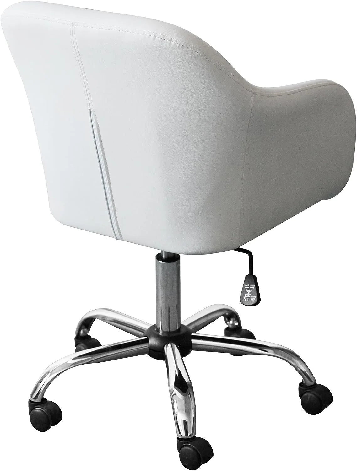 White Mid Back Desk Chair A99615