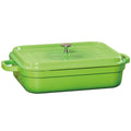 Cast Aluminum Roaster Pan with Lid, 5 Quart, Green R1551