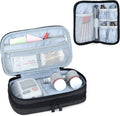 Black Double Layer Insulin Travel Case J764