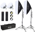 Softbox Continuous Photography Lighting Kit with 2 Soft Boxes and 2 LED Bulbs P6764