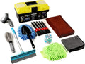 14 Pcs Car Detailing Kit with Cleaning Gel, Microfiber Cloth, Wash Mitt, Duster, Squeegee J8022