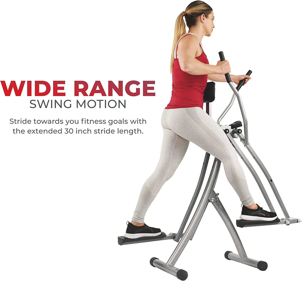 Elliptical Machine Glider with LCD Monitor, 220 LB Max Weight, 30 Inch Stride X7662