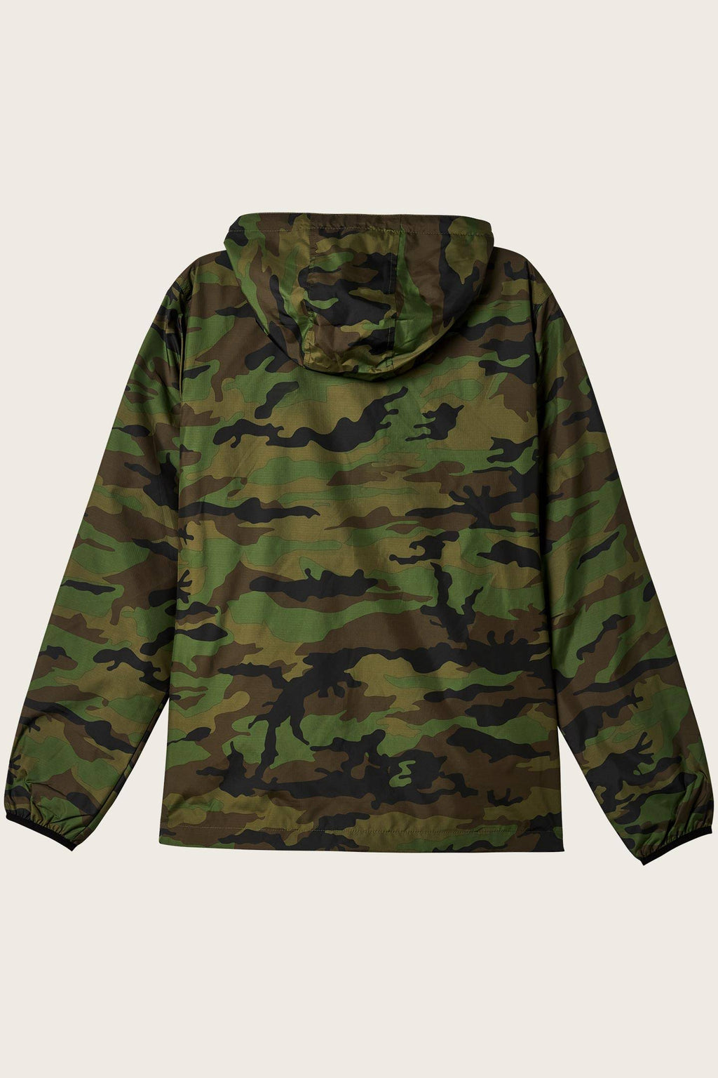 Camo Black Windbreaker U416