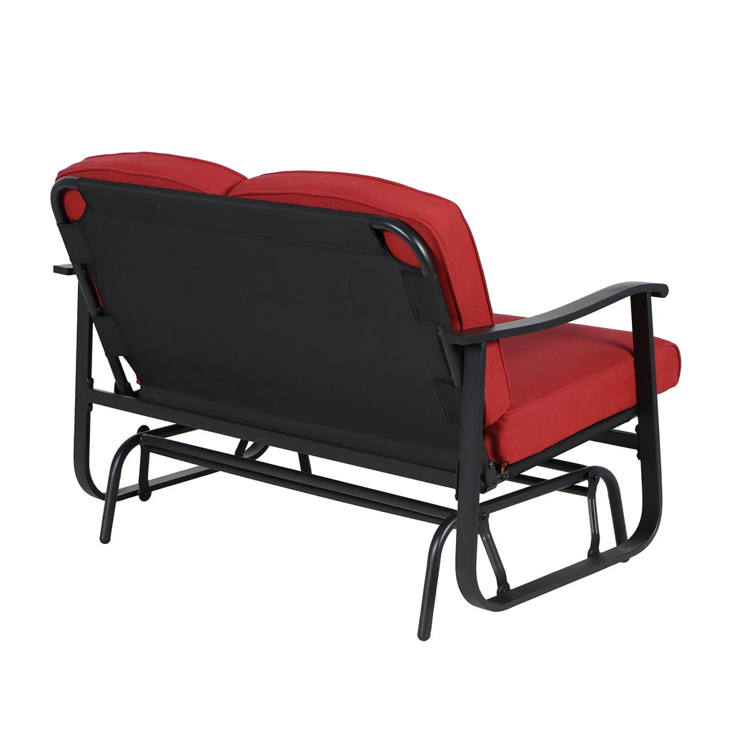 Steel Outdoor Glider Bench V24615