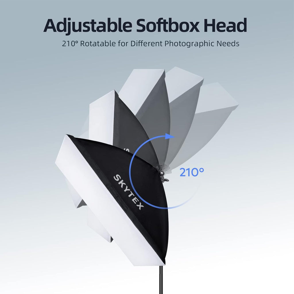 Softbox Continuous Photography Lighting Kit with 2 Soft Boxes and 2 LED Bulbs P6764