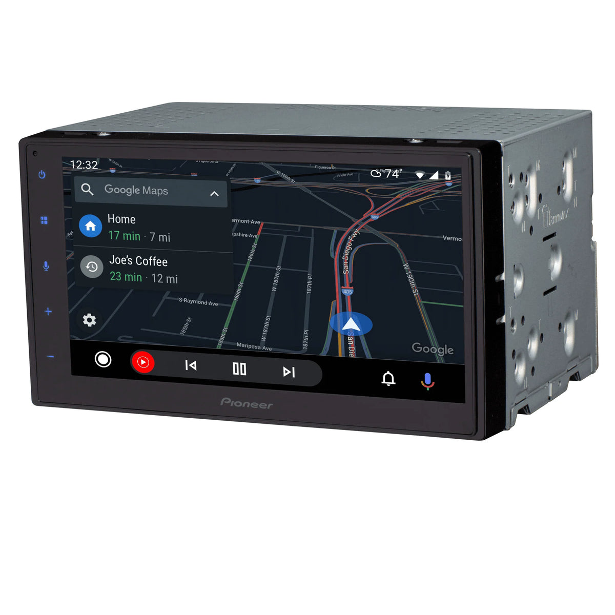 Double Din Digital Media Receiver with 6.8 Touchscreen and Bluetooth Z2428