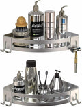 Triangular Corner Shower Caddy Shelf Storage Rack D522
