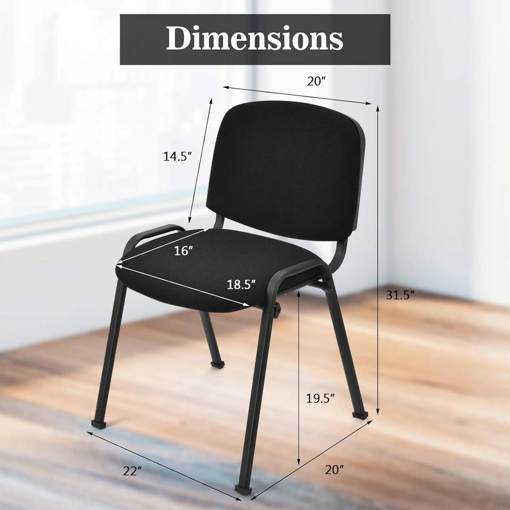 5 PCS Ergonomic Stackable Office Chairs Set C4301